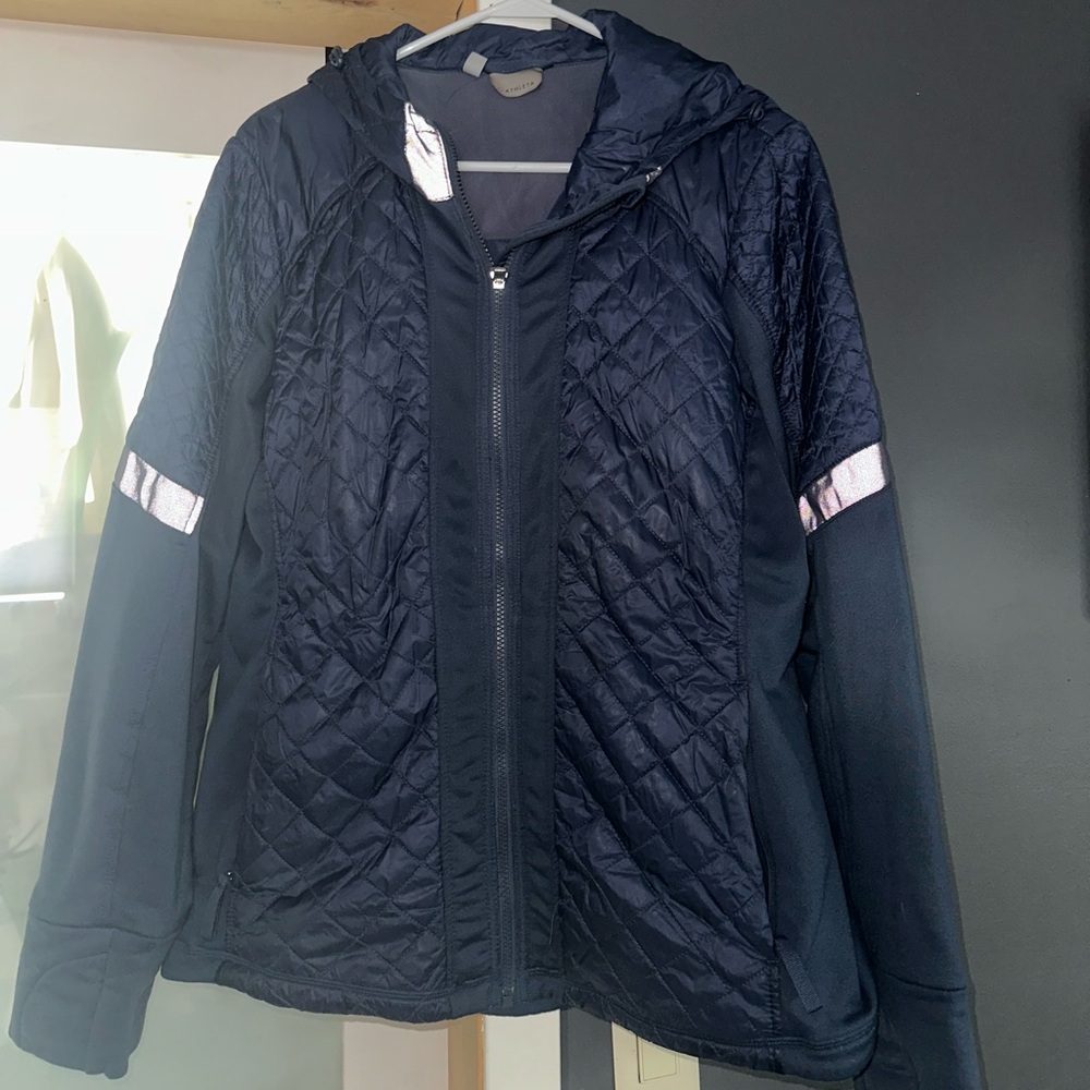 Athleta  navy winter jacket 1X